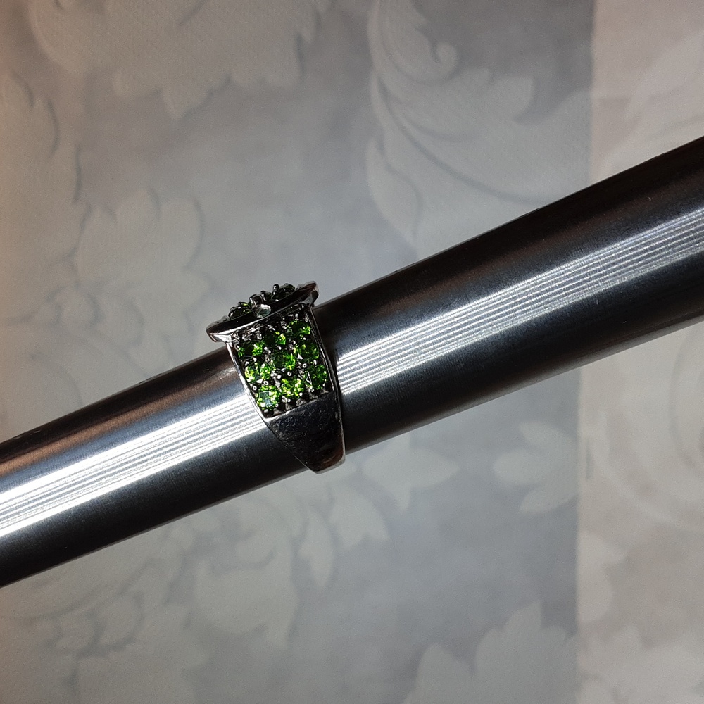 925 chrome diopside. - Picture 3 of 4